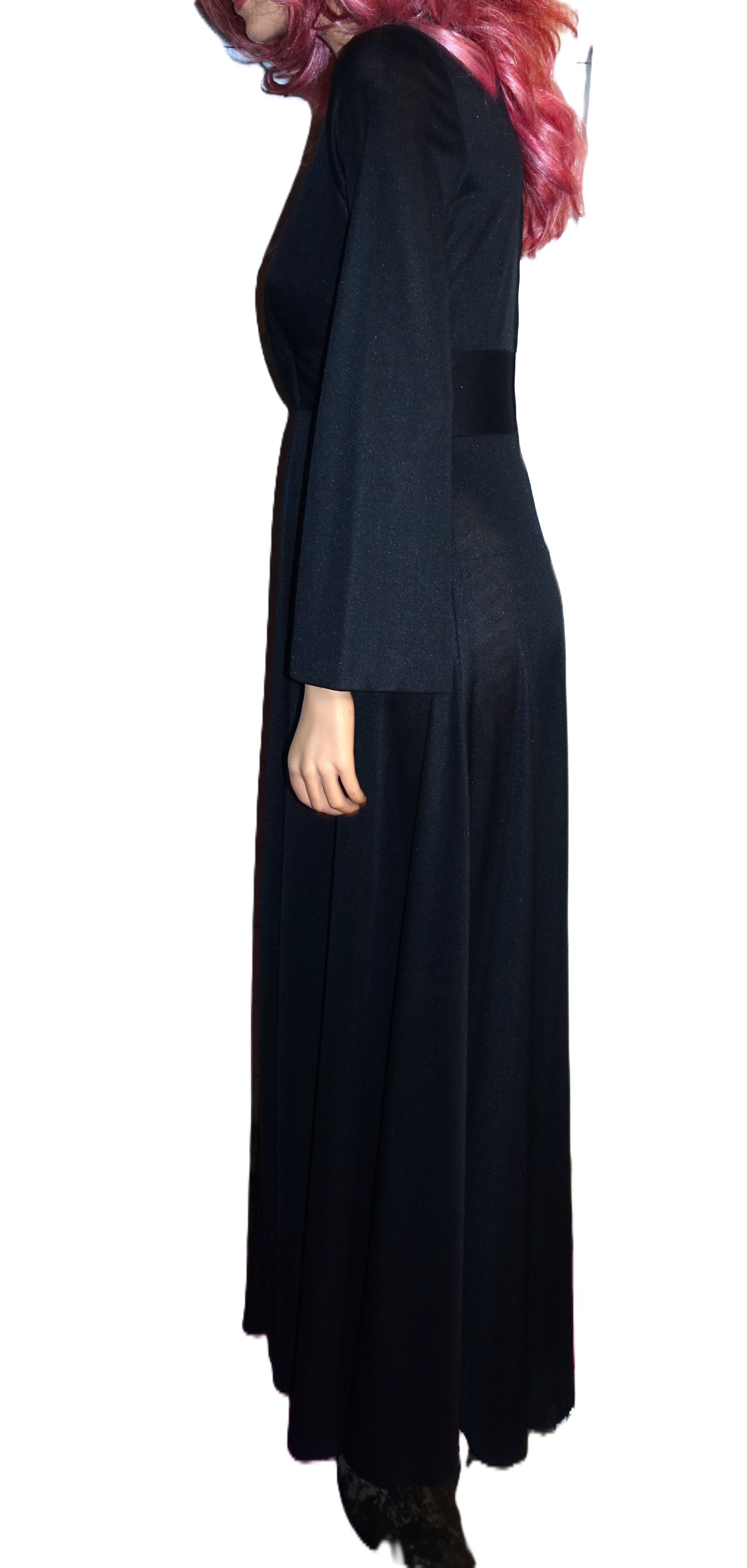 Vintage Vintage Black Maxi Dress M Size M / US 6-8 / IT 42-44 - 5 Thumbnail