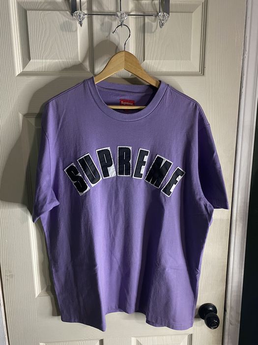 Supreme Supreme ARC Applique s/s s/s Top 2020 “purple” sz L | Grailed