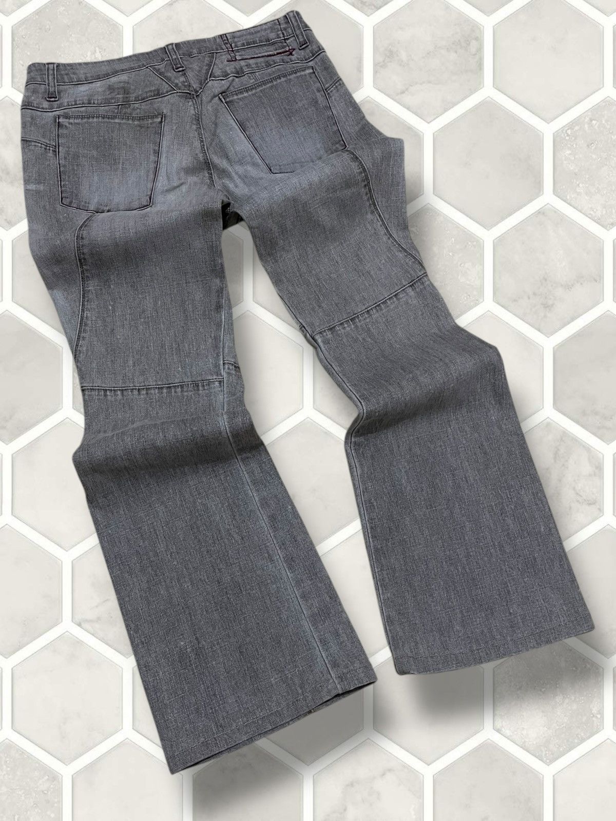Marithe + Francois Girbaud Vintage Authentic Designer Marithe Francois Girbaud Flared Size US 29 - 10 Thumbnail