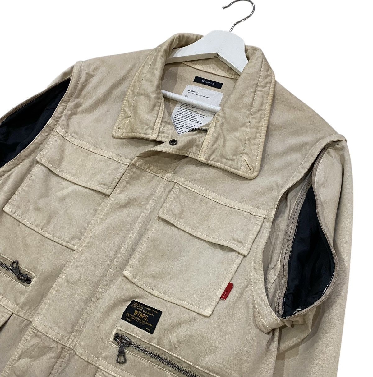 Wtaps 🔥VINTAGES WTAPS M-65 SPEC 201-205 FIELD SATIN JACKET ARMY Size US S / EU 44-46 / 1 - 7 Thumbnail