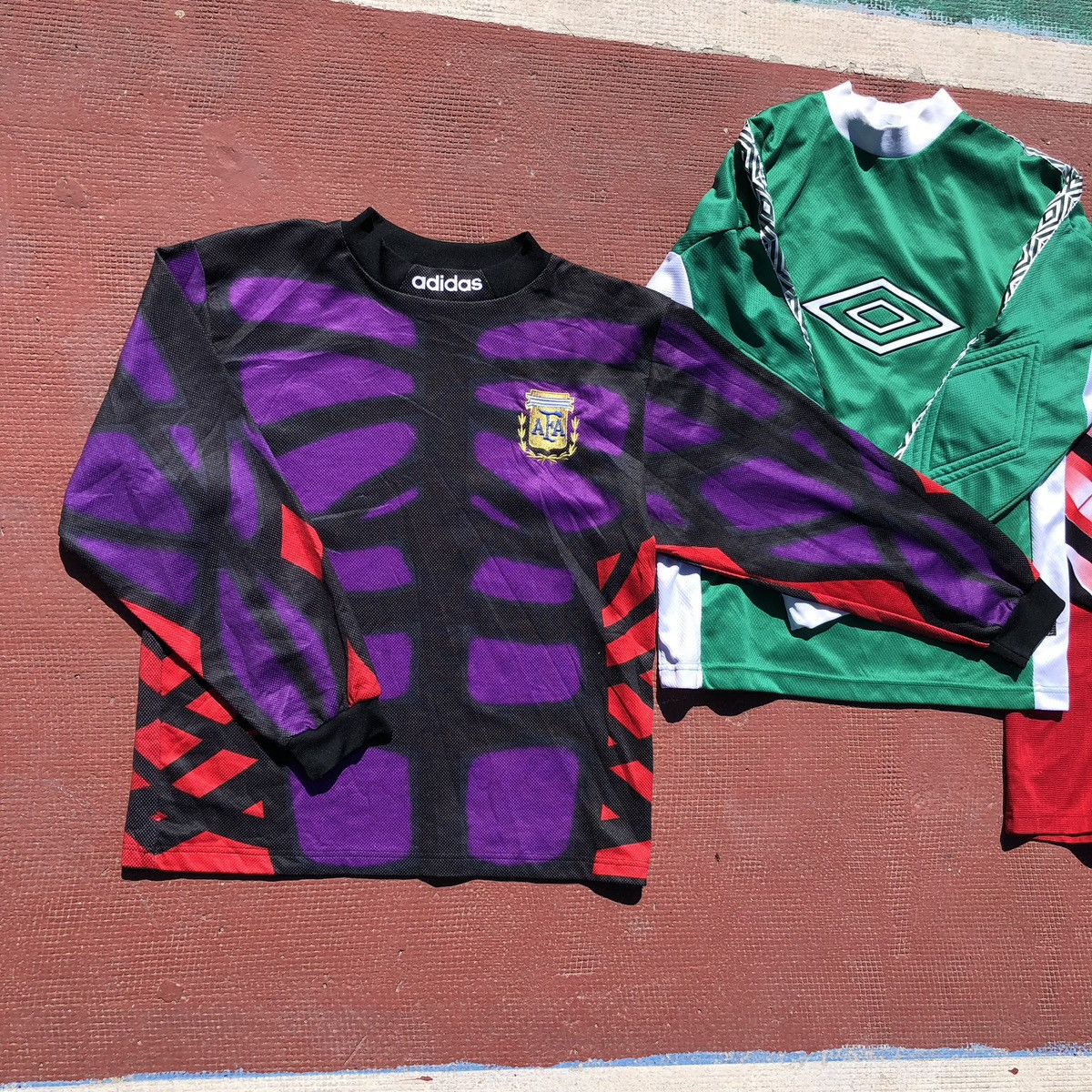 Adidas Vintage Argentina keeper 90s jersey Size US XL / EU 56 / 4 - 1 Thumbnail