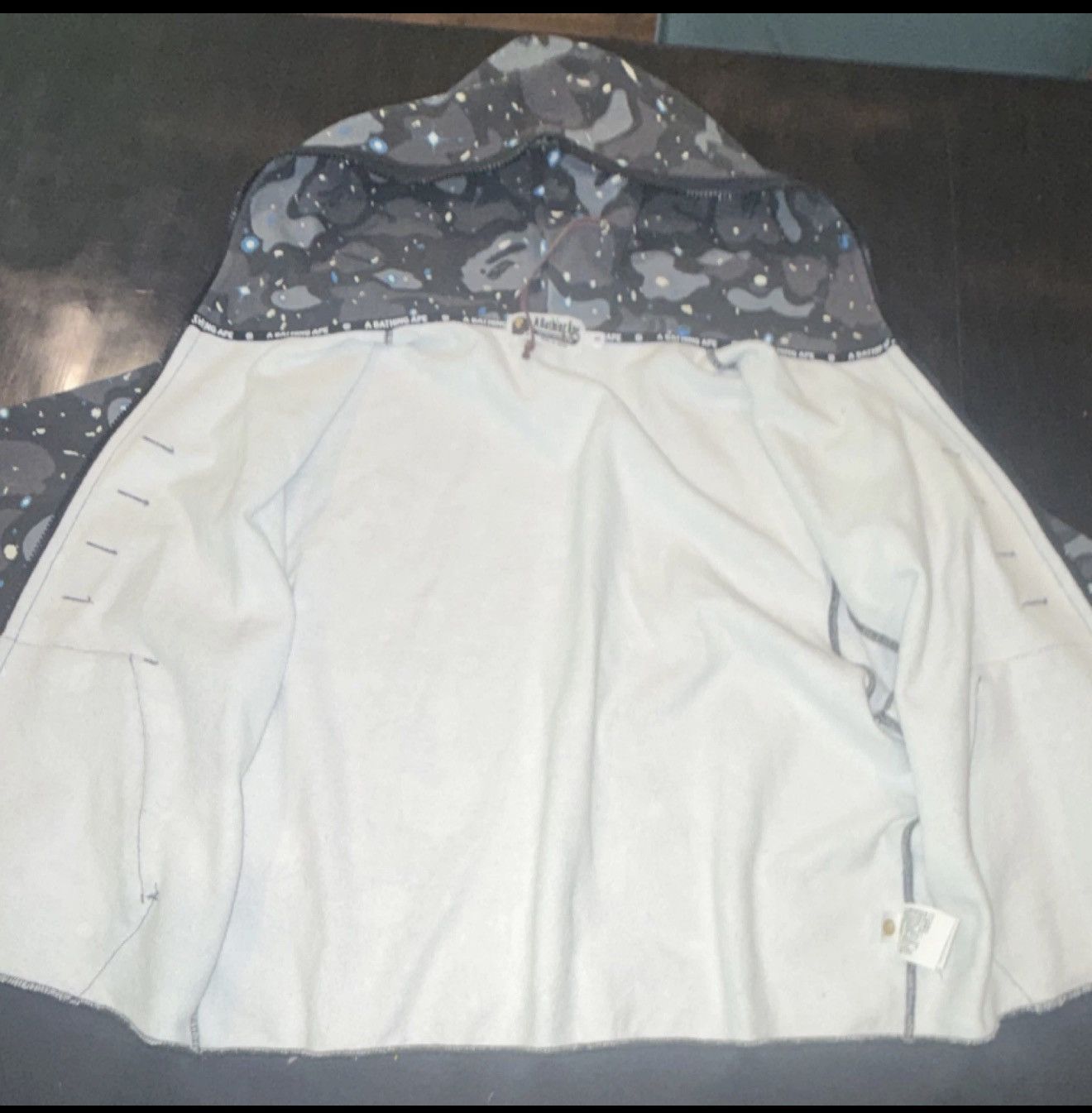 Bape Bape relaxed space camo full zip hoodie Size US S / EU 44-46 / 1 - 3 Thumbnail