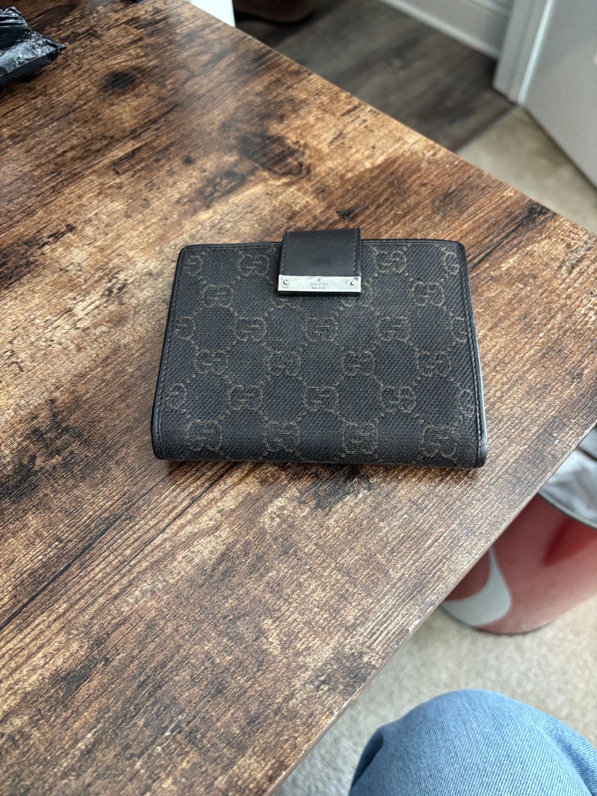 Gucci Gucci Monogram Wallet Men’s Authentic Size ONE SIZE - 1 Thumbnail