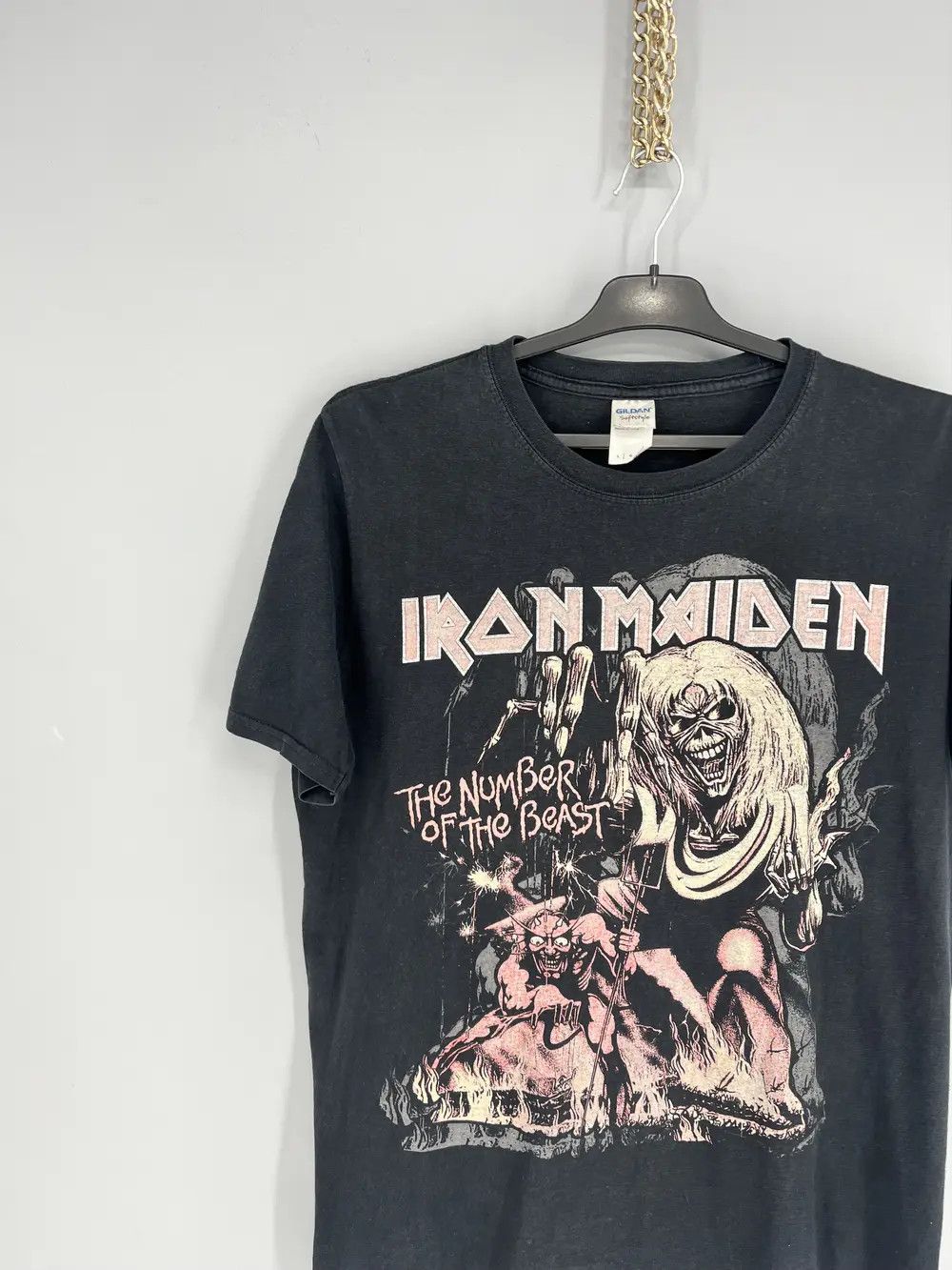 Band Tees Vintage Y2K Iron Maiden Face Horror Tee Band Rock T Shirt Size US M / EU 48-50 / 2 - 4 Thumbnail
