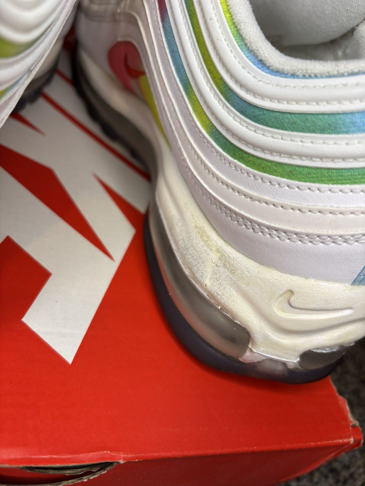 Nike Nike Air Max 97 Tie Dye Chicago Size US 11 / EU 44 - 7 Thumbnail