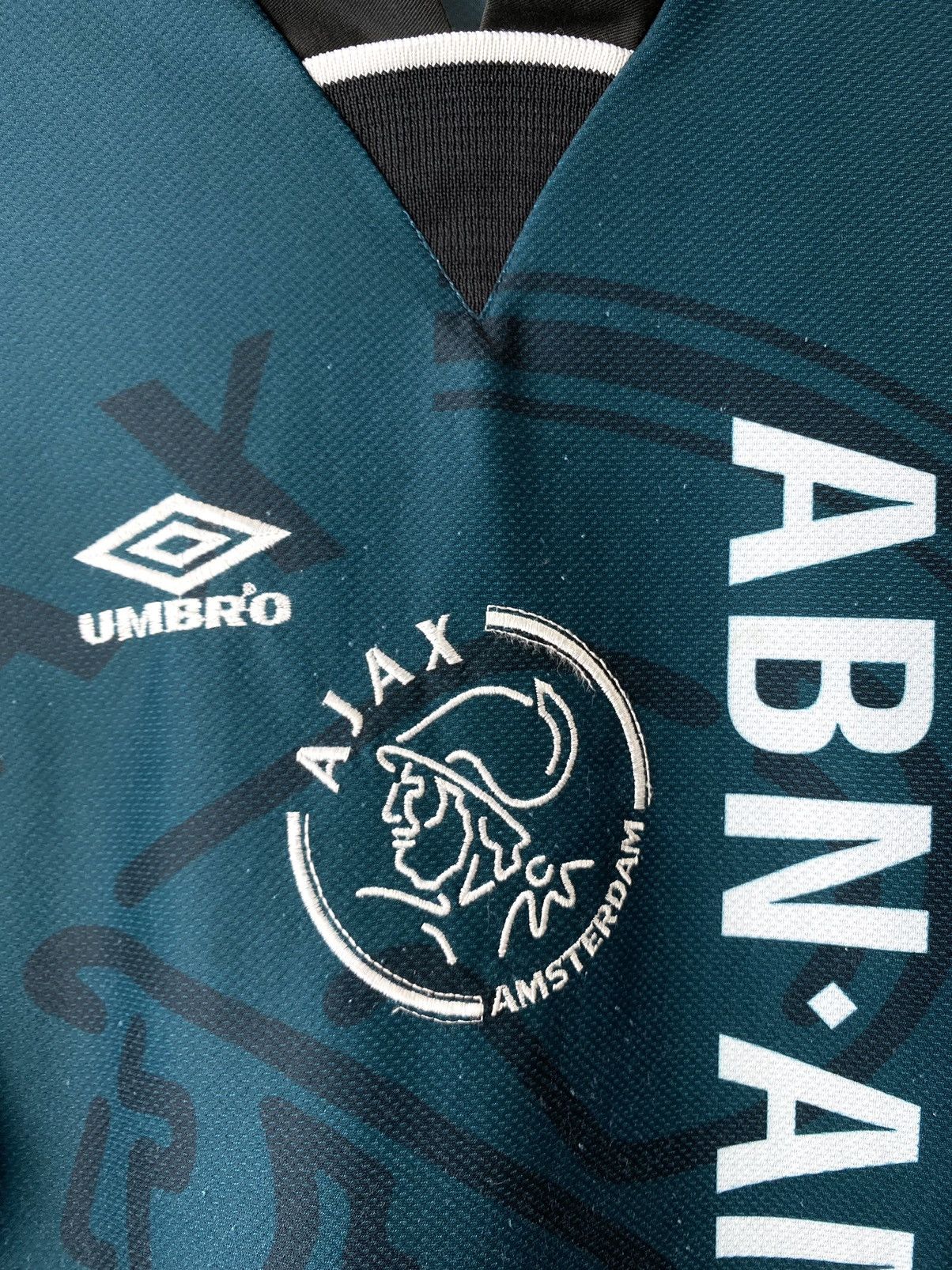 Umbro × Vintage Rare! 1995 1996 Vintage Umbro Ajax Soccer Jersey T Shirt Size US L / EU 52-54 / 3 - 3 Thumbnail