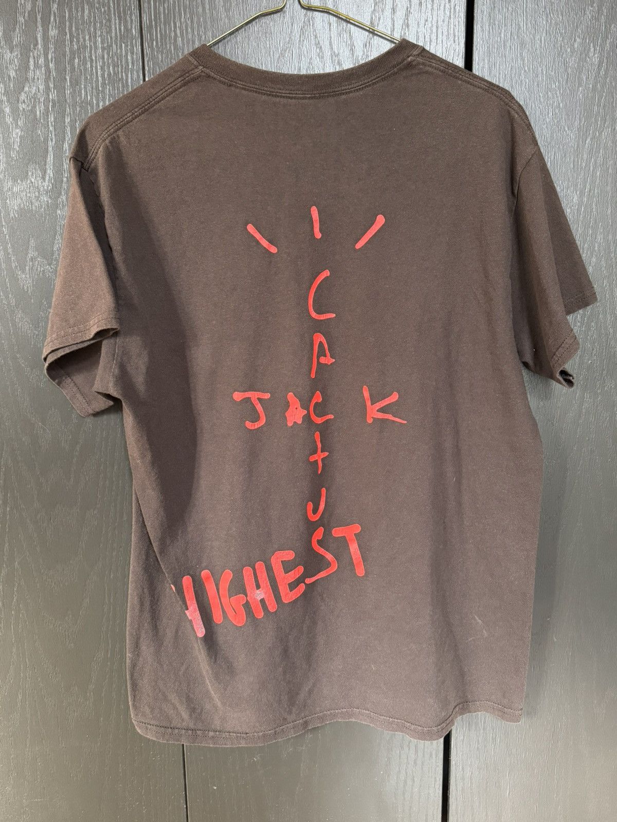 Nike  Travis Scott Nike x Travis Scott 'Highest' Brown T Shirt | Grailed
