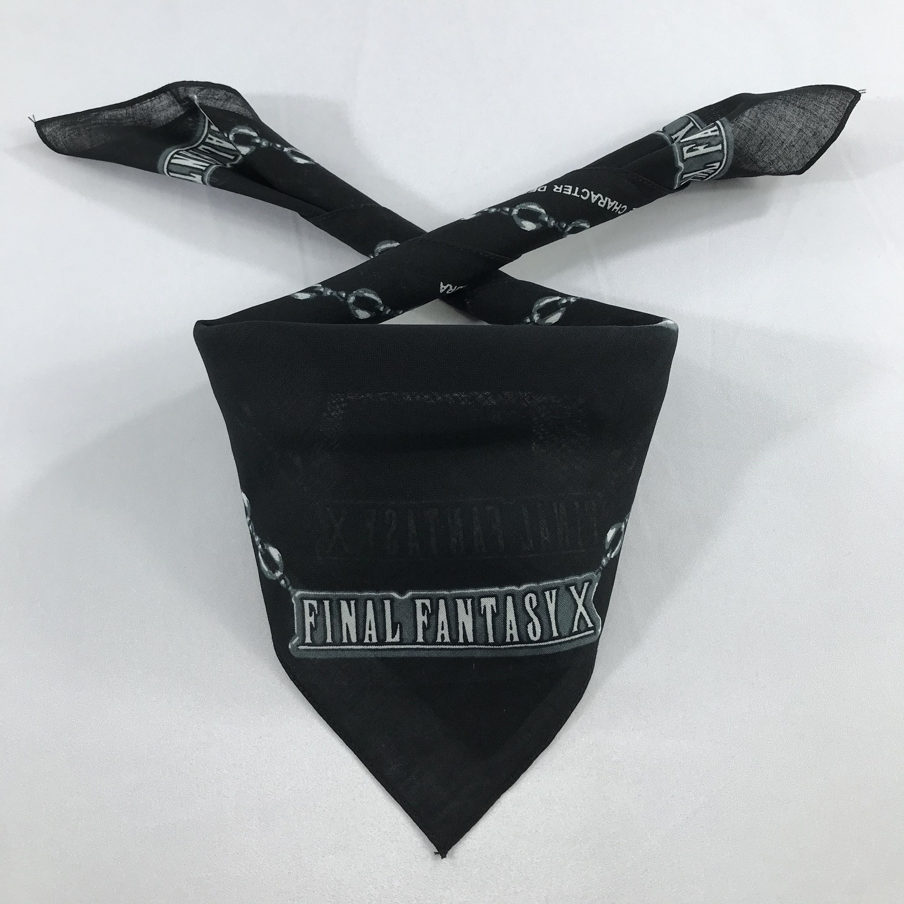 Anime × Vintage Final Fantasy Bandana / Handkerchief / Neckerchief -S2389 Size ONE SIZE - 4 Thumbnail