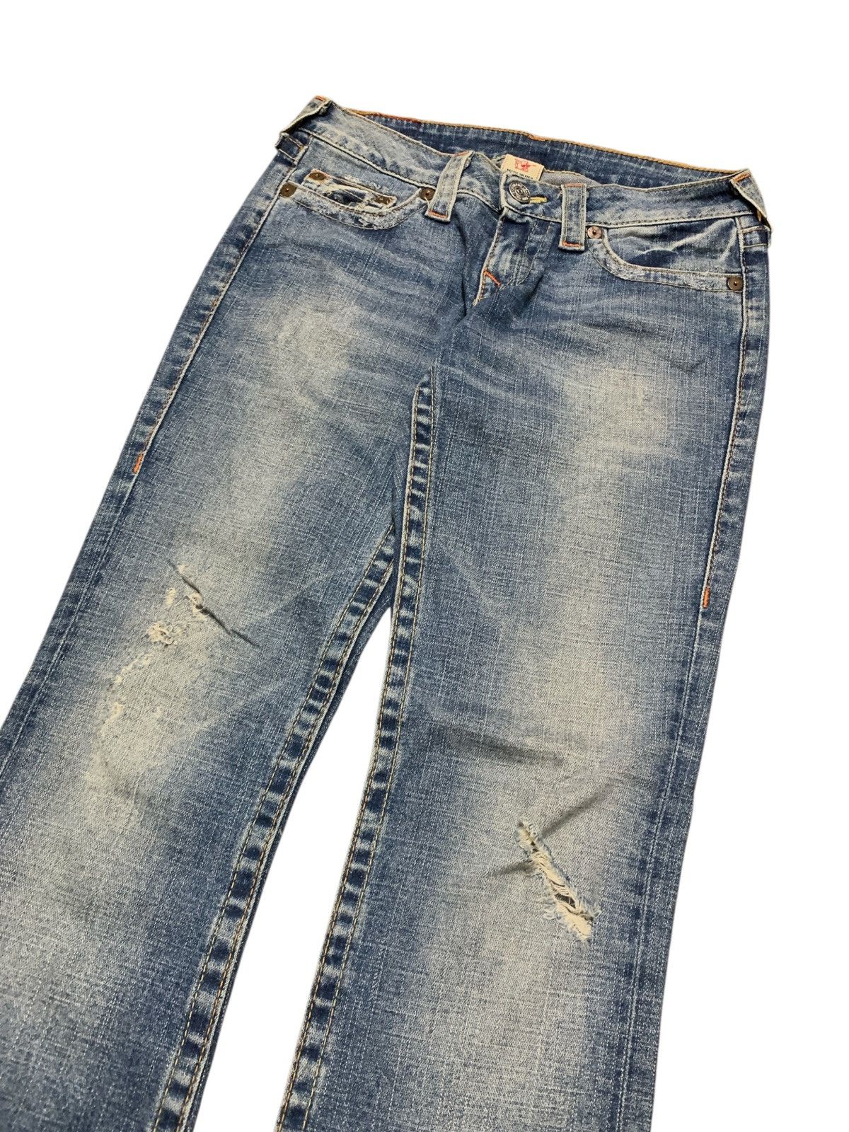 True Religion True Religion Gina Big T Women Jeans Size 29" - 2 Thumbnail