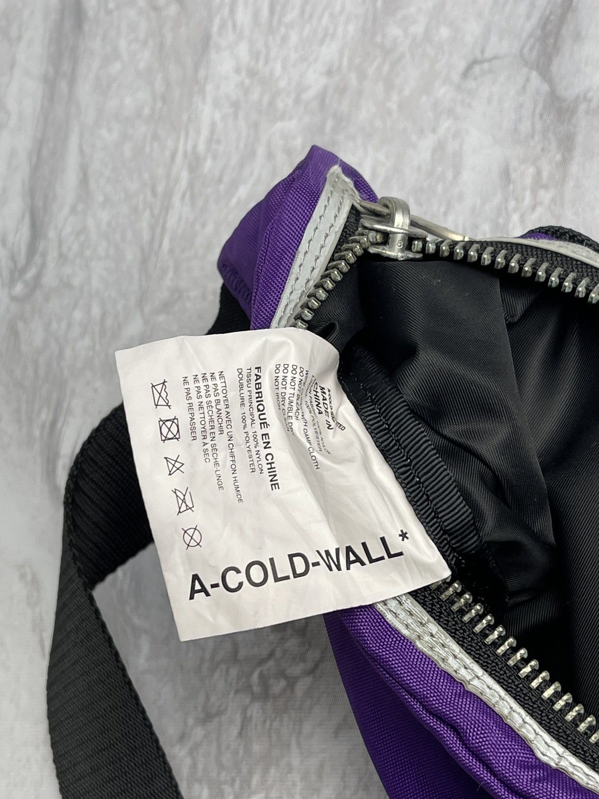 A-COLD-WALL* A-COLD-WALL* Logo Plaque Purple Crossbody Bag Size ONE SIZE - 14 Thumbnail