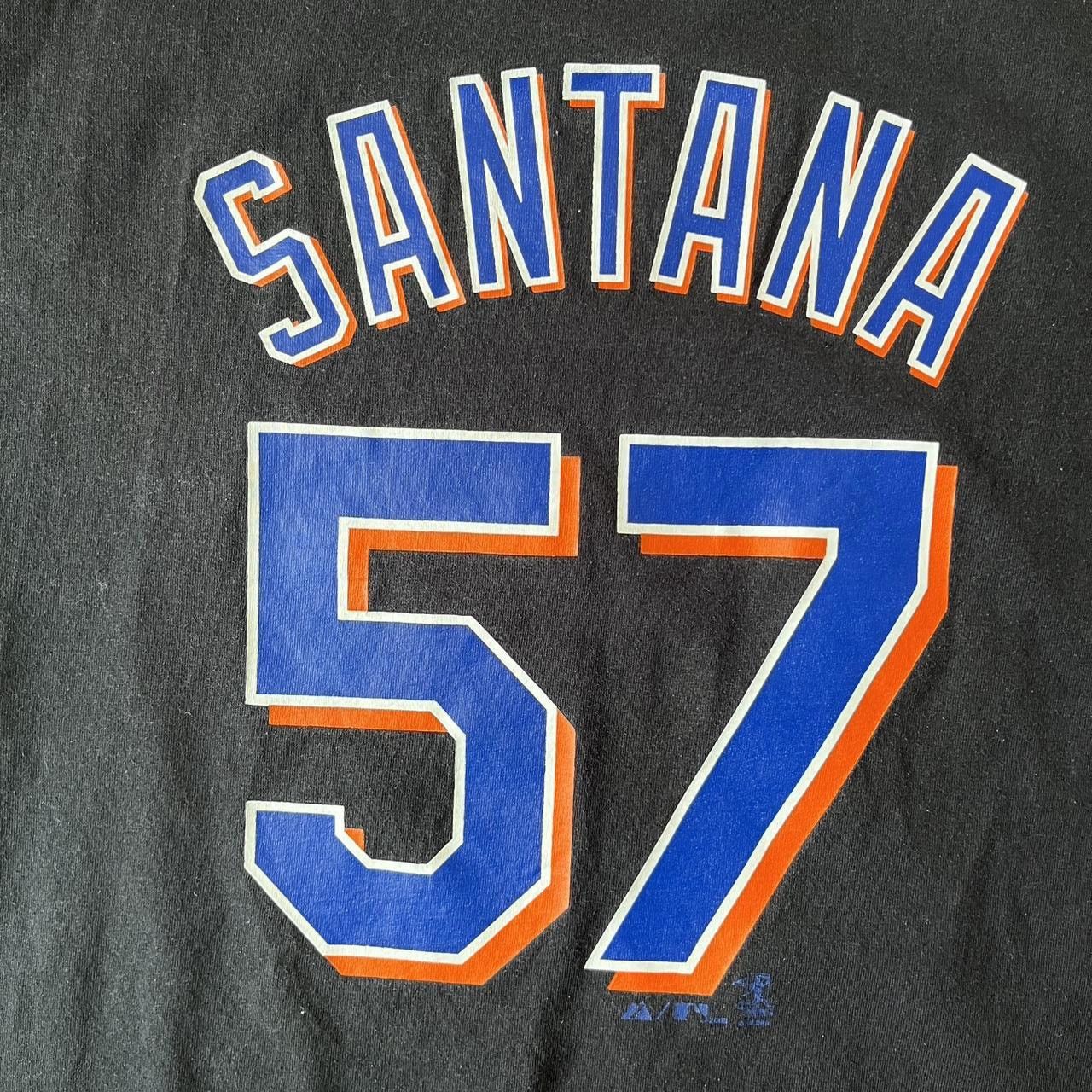 Majestic Vintage 2008 Johan Santana Mets shirt Size US XL / EU 56 / 4 - 4 Thumbnail