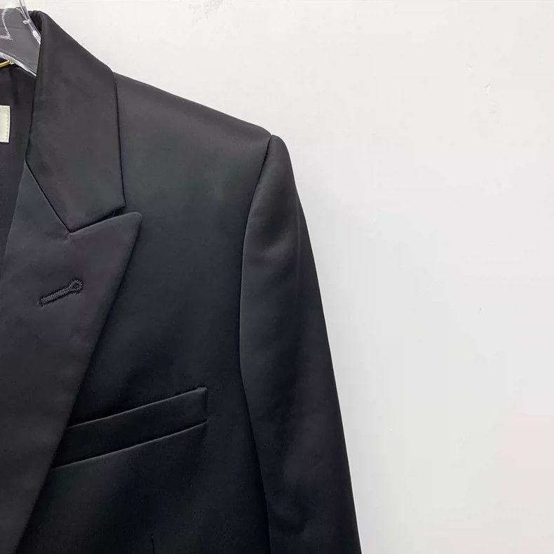 Saint Laurent Paris Saint Laurent Black Long Sleeve Blazer Jacket-2506 Size XXS / US 00 / IT 34 - 3 Thumbnail