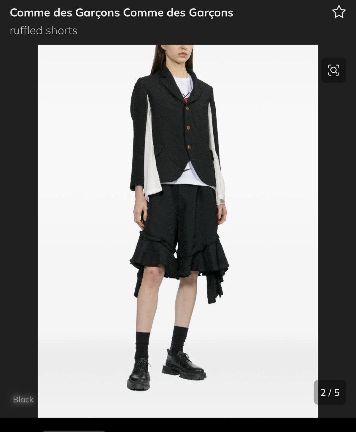 Comme des Garcons Comme Des Garcons Ruffled Shorts SS24 Size 28" / US 6 / IT 42 - 3 Thumbnail