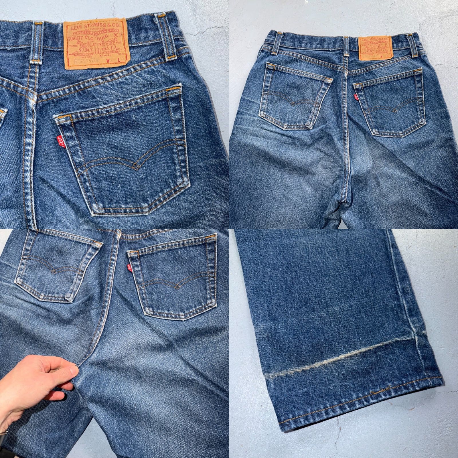 Levi's VINTAGE Levi's 501 Jeans Straight 80s 90s USA High Rise Womens Size 13 Blue 28x31 Size 34" / US 12 / IT 48 - 11 Thumbnail