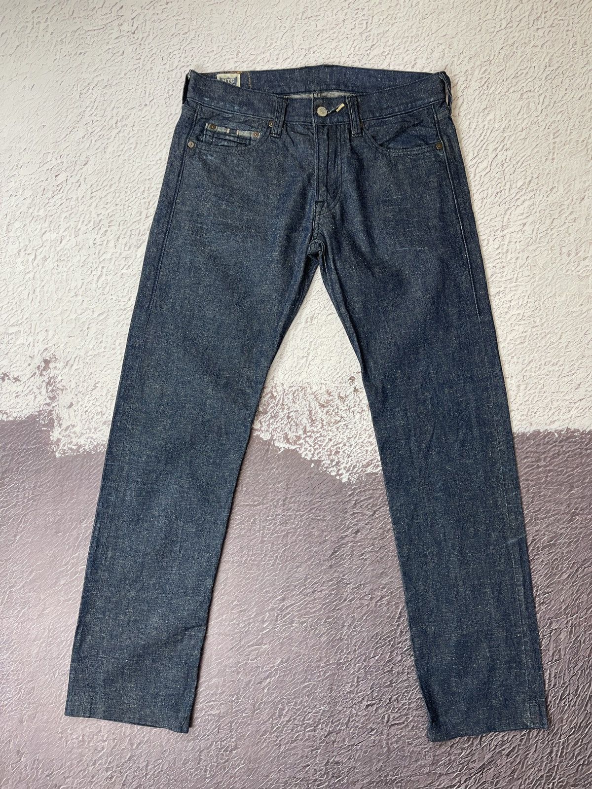 Handmade HTC Hollywood Trading Company cotton hemp selvedge denim Size US 31 - 3 Thumbnail
