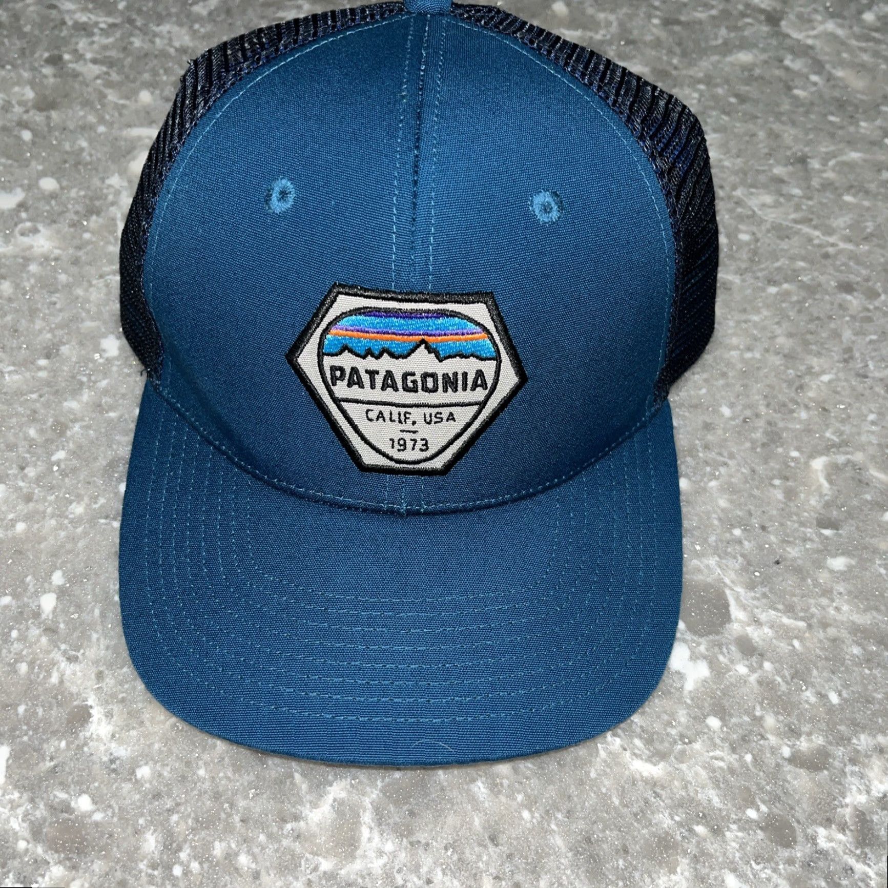 Patagonia Patagonia Unisex Trucker Hat Snapback Baseball Cap Teal Size ONE SIZE - 2 Thumbnail