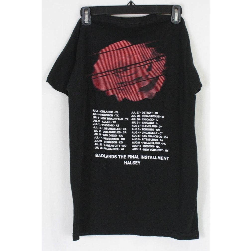 Band Tees × Tultex Halsey Badlands Tour 2016 Shirt Black Concert Merch Tee Size US S / EU 44-46 / 1 - 2 Thumbnail