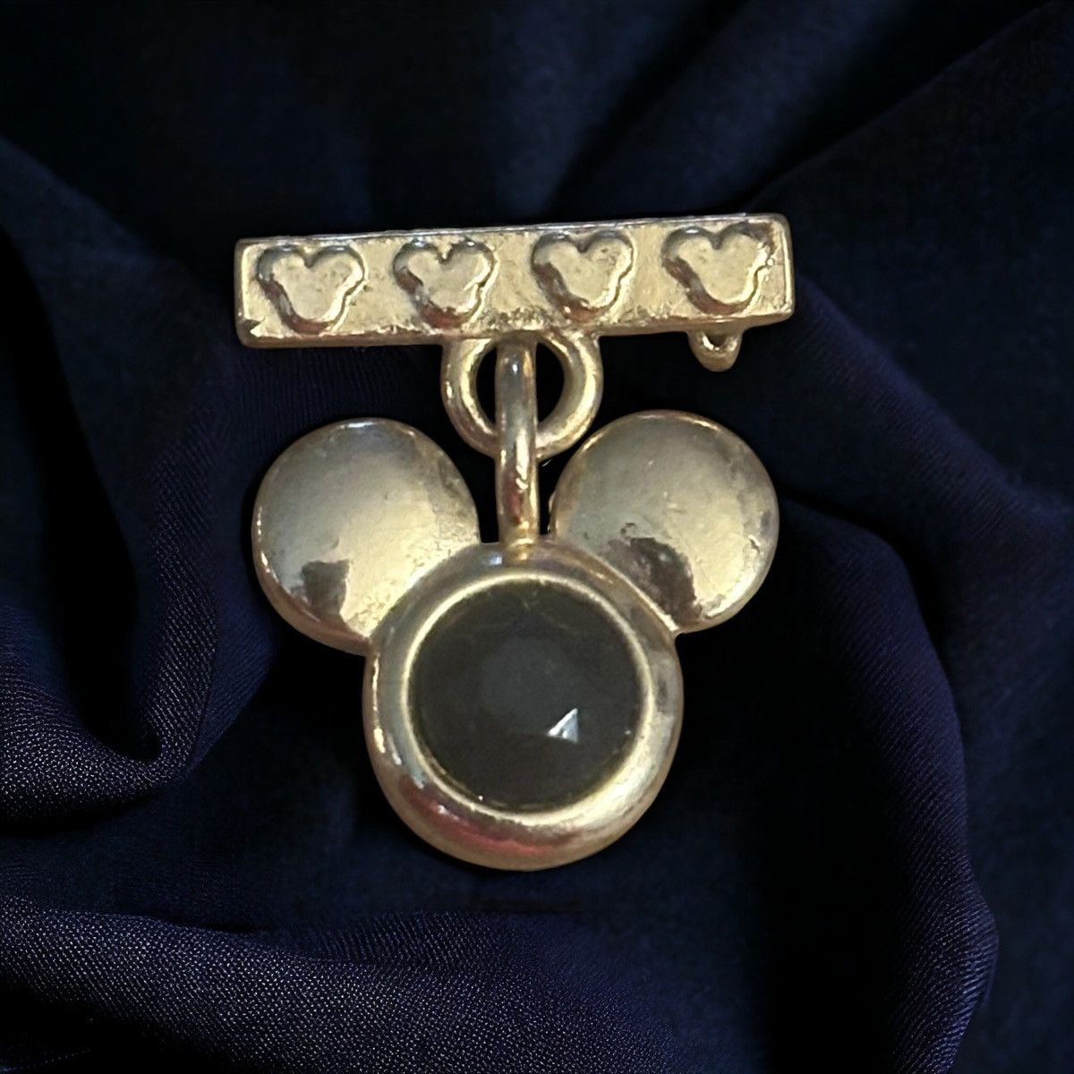 Disney Vintage Disney AAI gold tone Mickey Mouse ears brooch Size ONE SIZE - 1 Thumbnail