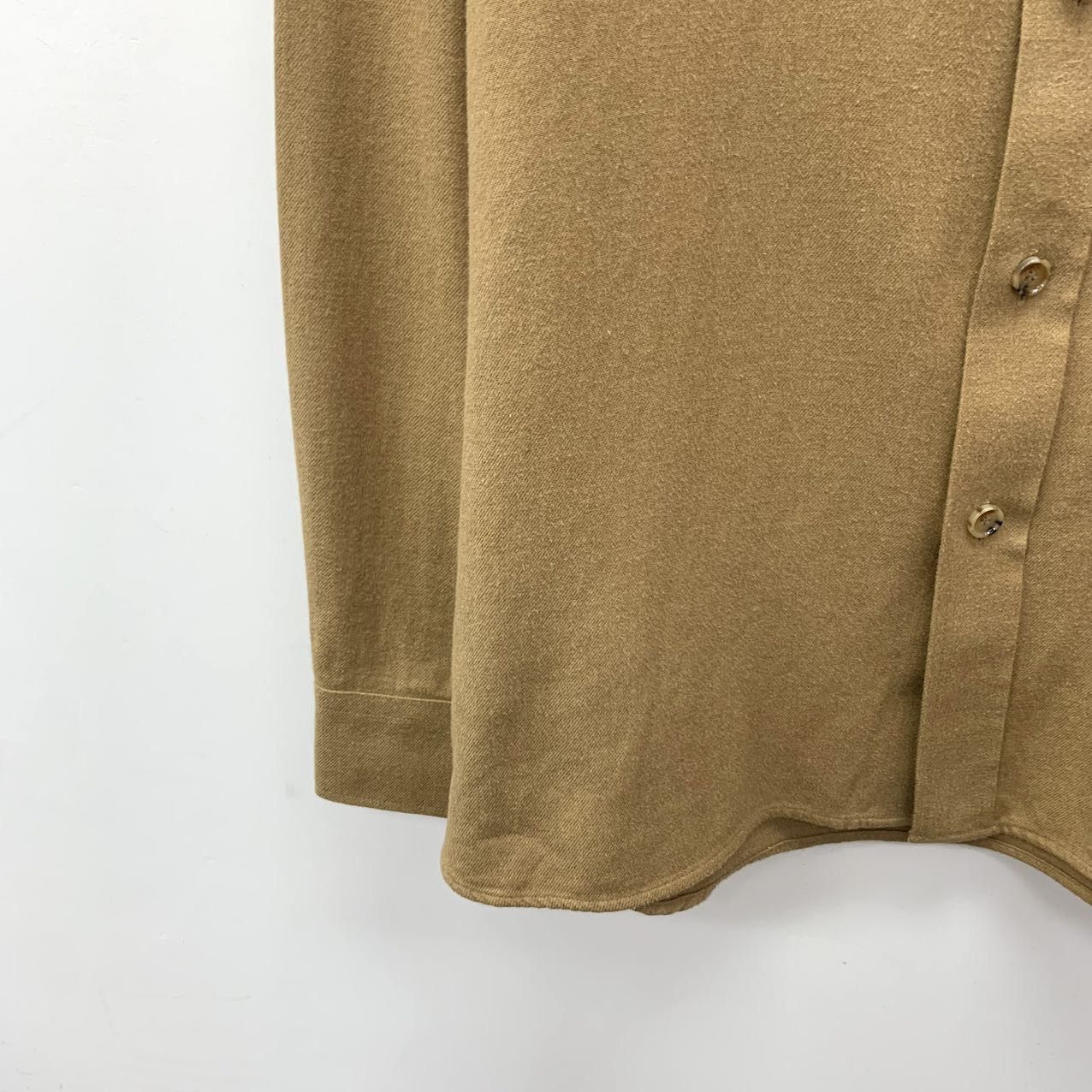 Burberry Burberry Brown Cotton Lapel Single Breasted Shirt Size US M / EU 48-50 / 2 - 4 Thumbnail