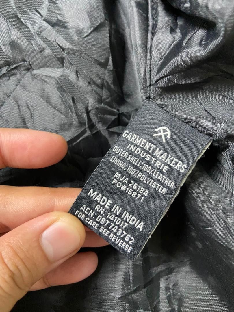Japanese Brand Industries Brand Leather Biker Jacket (190) Size US L / EU 52-54 / 3 - 4 Thumbnail