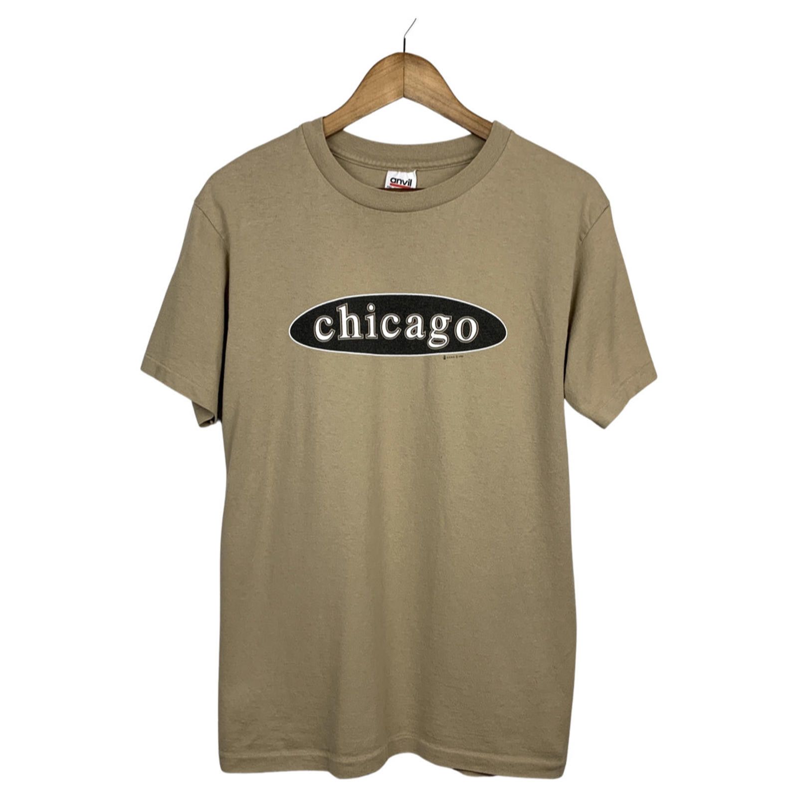 Other Vintage 90s Chicago Tan T Shirt Medium Size US M / EU 48-50 / 2 - 1 Thumbnail