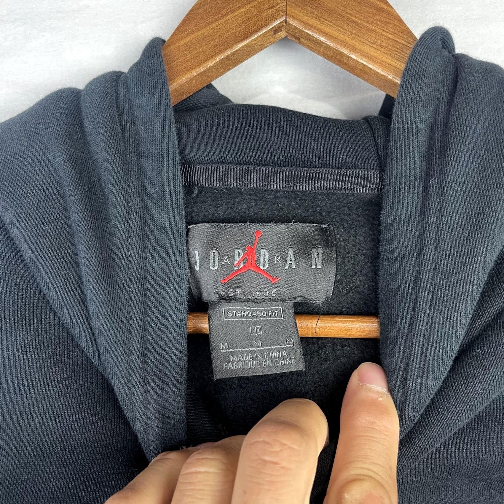 Jordan Brand Air Jordan Hoodie Mens Medium Black DNA Chenille Logo Sweatshirt CK9519-010 Nike Size US M / EU 48-50 / 2 - 3 Thumbnail