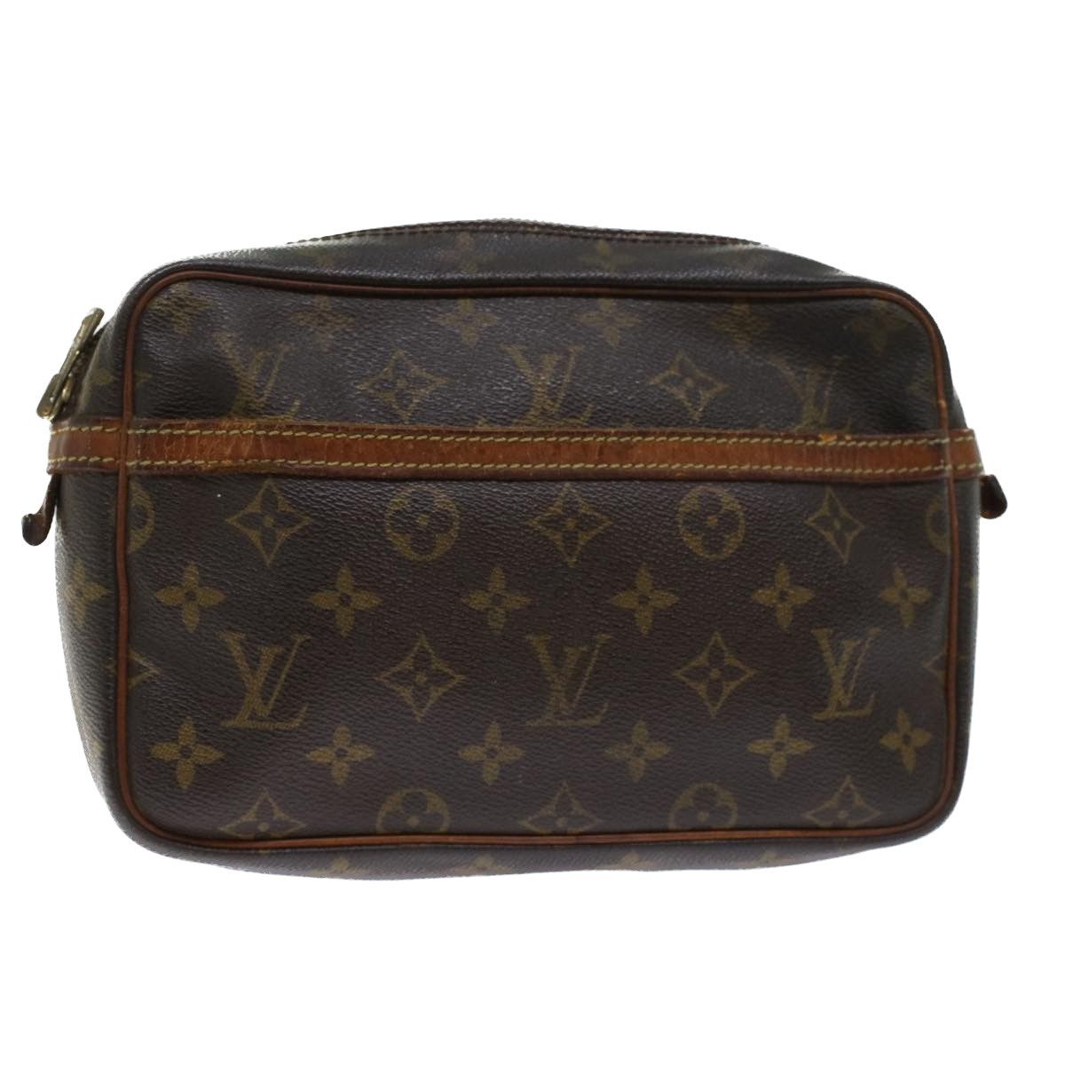 Auth Louis Vuitton Monogram Compiegne 23 M51847 Women's Clutch Bag,Pouch