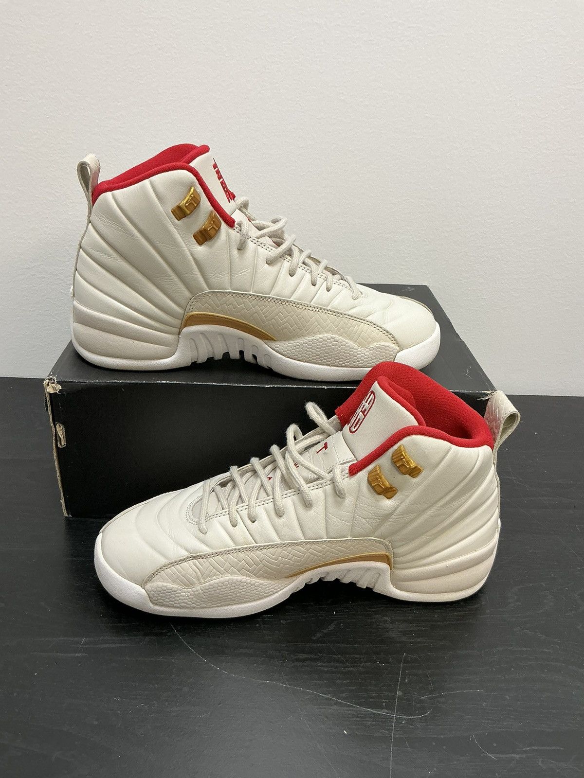 Jordan Brand Jordan 12 Chinese new year light oatmeal brown (gs) Size US 7 / EU 40 - 2 Thumbnail