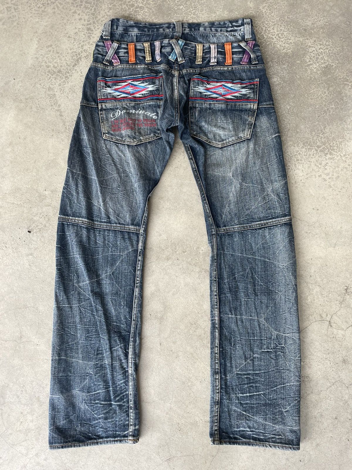 If Six Was Nine Vintage Dominate Double Waist Denim Pants Size US 32 / EU 48 - 3 Thumbnail