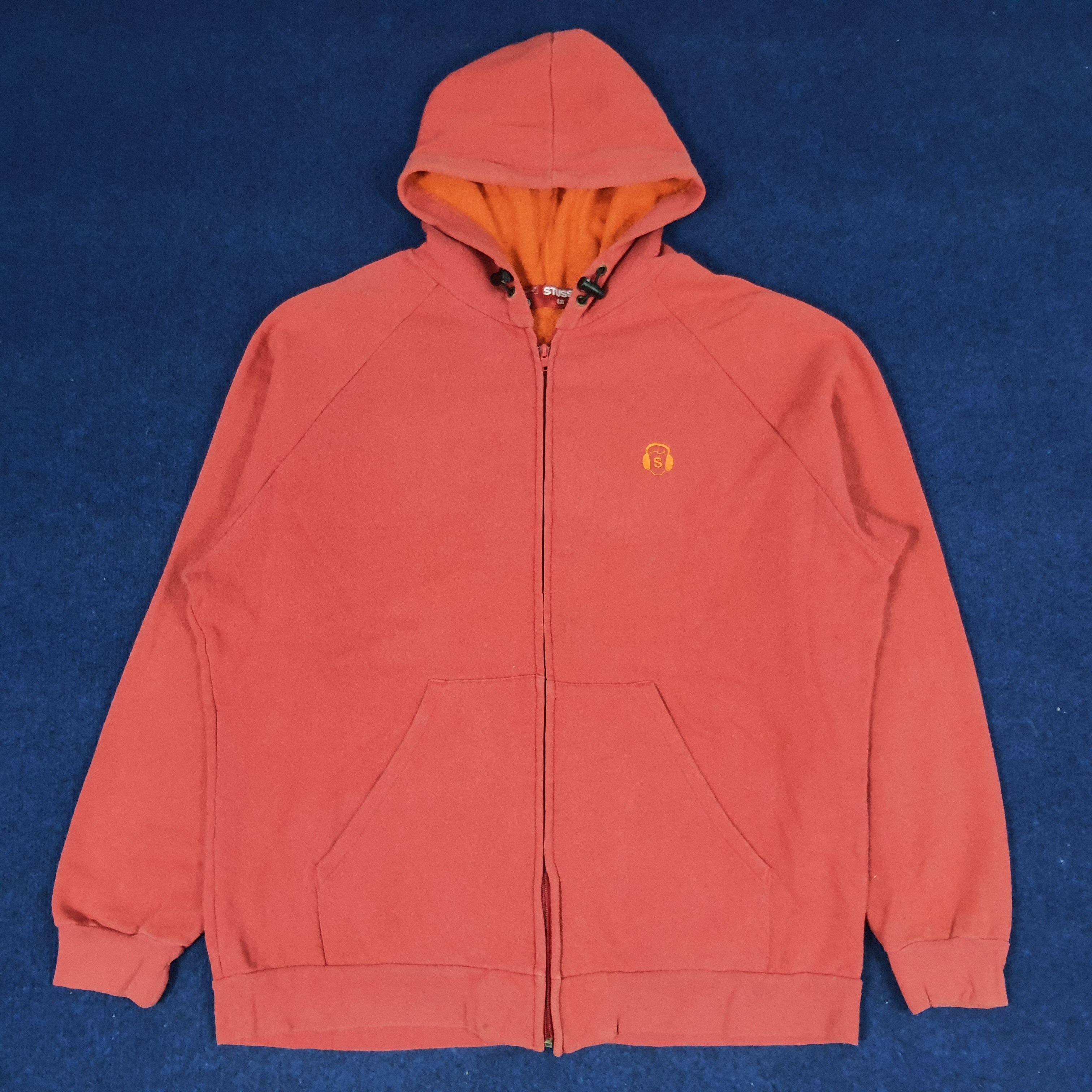 Stussy × Vintage Vintage Stussy LG Custom Logo Zipper Hoodies Size US XL / EU 56 / 4 - 3 Thumbnail
