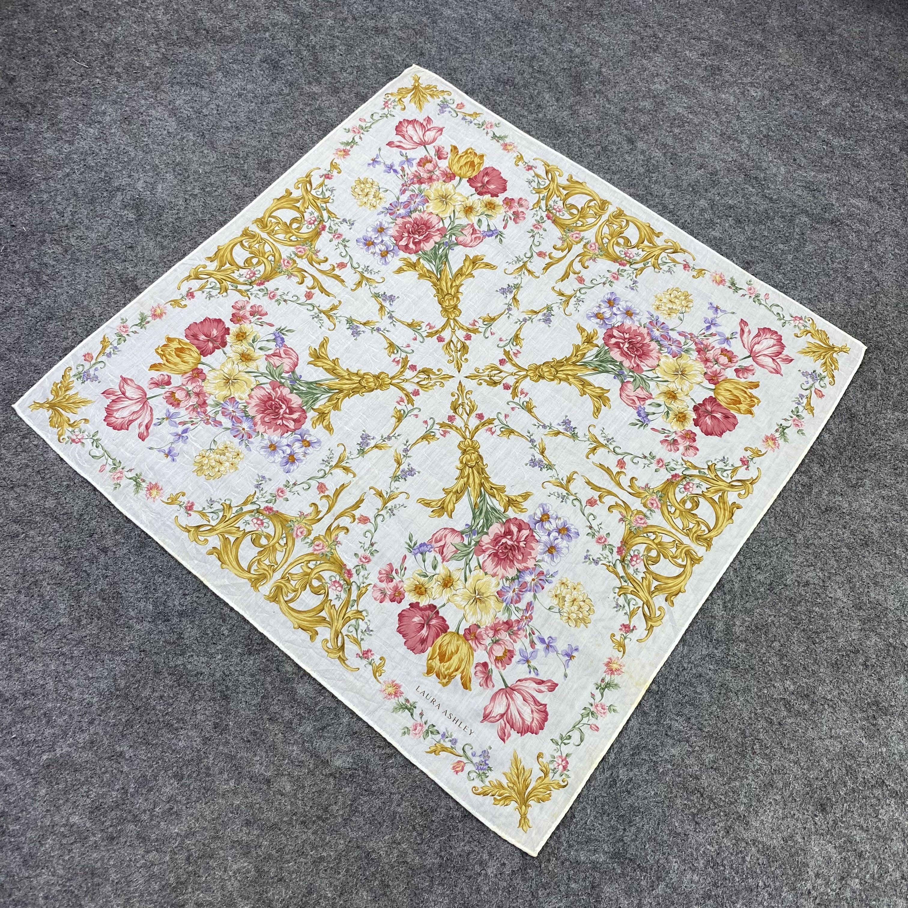 Laura Ashley Laura Ashley Handkerchief Neckerchief Bandana-B1828 Size ONE SIZE - 4 Thumbnail