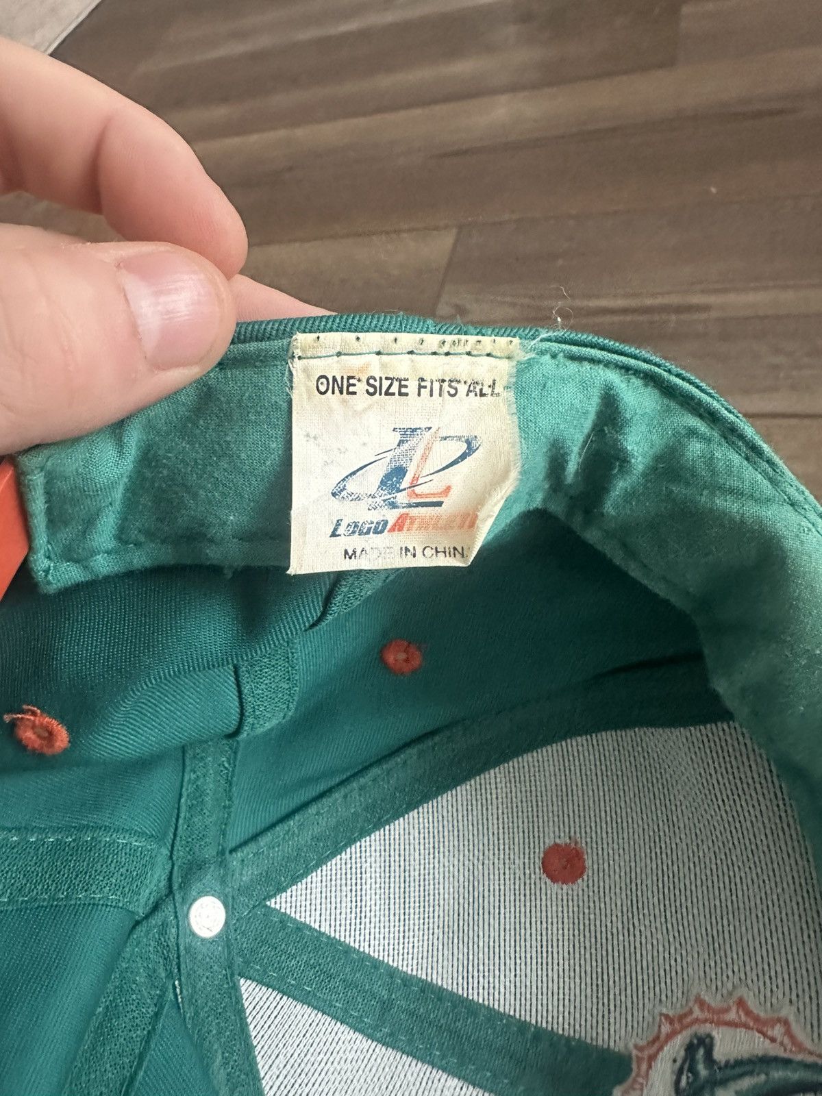 Logo Athletic Vintage Miami Dolphins Logo Athletic x NFL Snapback Hat 90s Size ONE SIZE - 4 Thumbnail