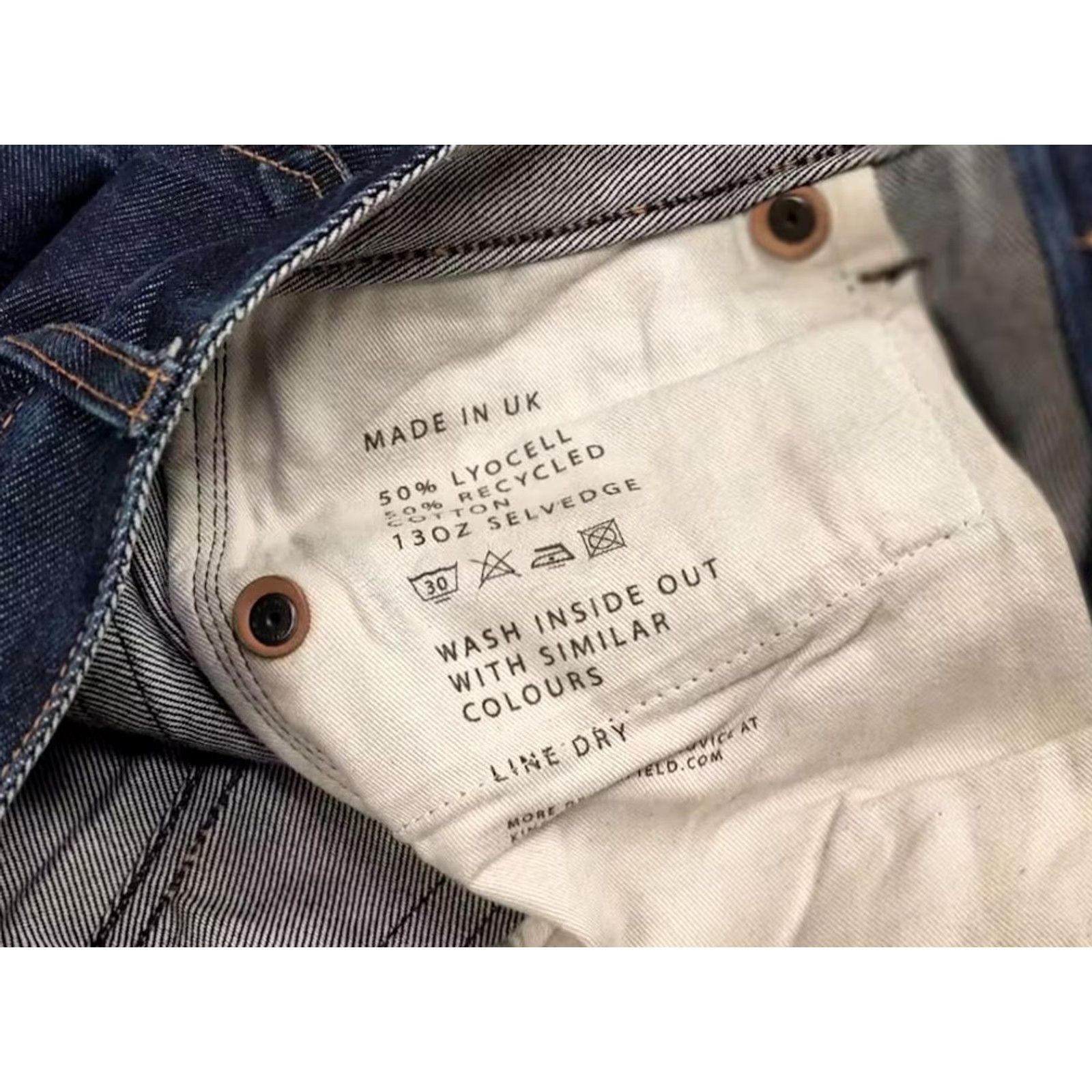 King & Tuckfield VINTAGE King & Tuckfield Jeans 13oz Japan Handcrafted Selvedge Denim Jeans Size US 30 / EU 46 - 6 Thumbnail