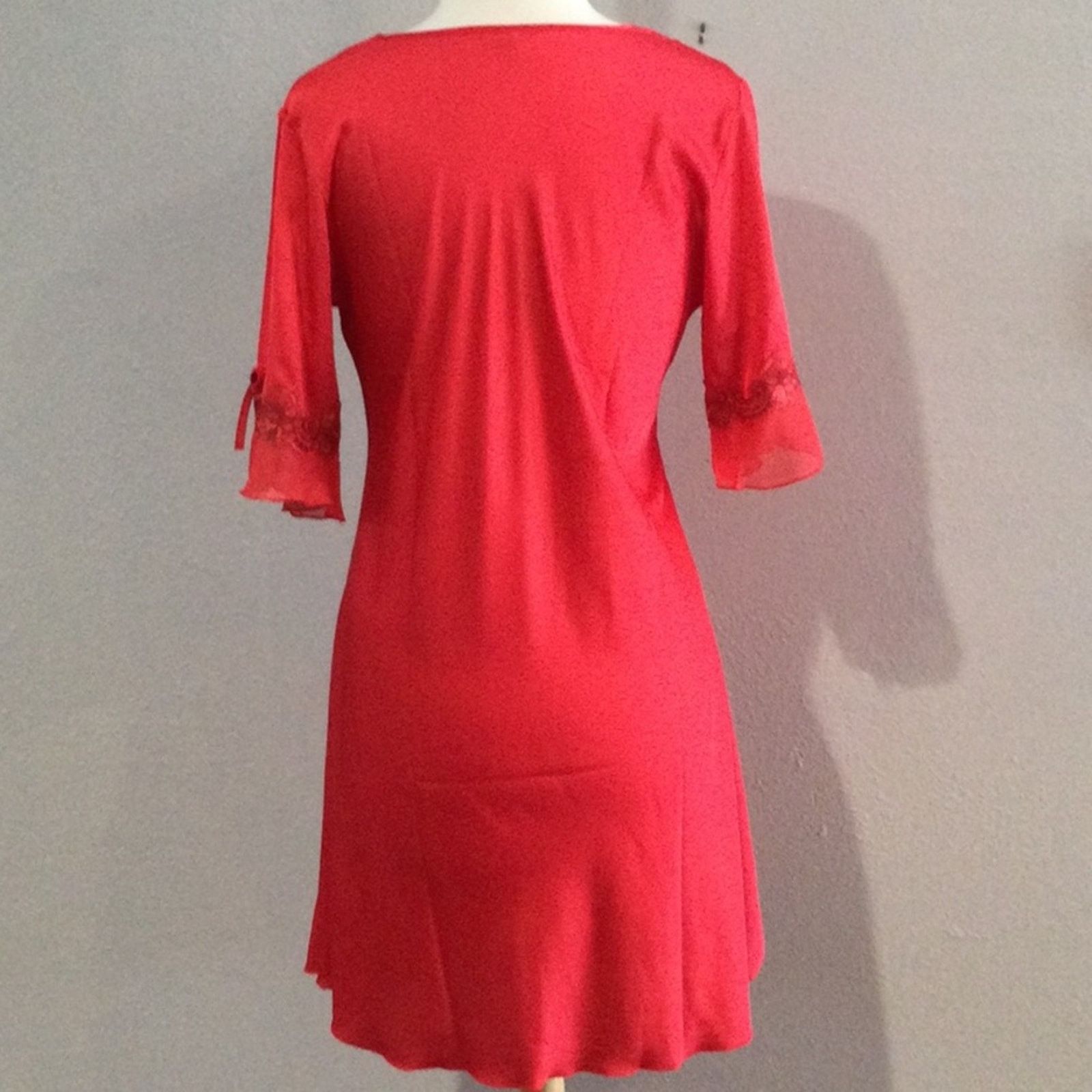 Other Red Lace Nightgown XXL (See description for measurements) Size M / US 6-8 / IT 42-44 - 7 Thumbnail