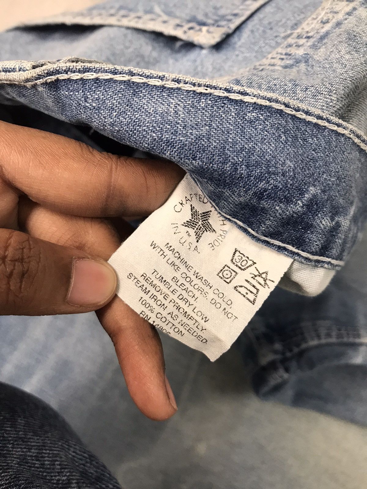 Carhartt 90s Vintage Carhartt carpenter denim workwear Size US 34 / EU 50 - 9 Thumbnail
