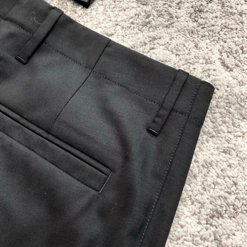Versace Versace Wool wide-leg pants with a mid-high waist Size 30" / US 8 / IT 44 - 8 Thumbnail