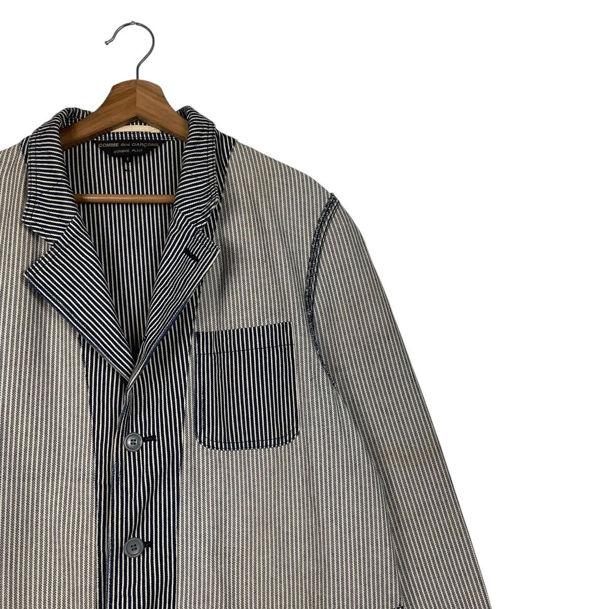 Comme des Garcons Homme Plus Comme Des Garcons Homme Plus Stripe Reverse Jacket Size US S / EU 44-46 / 1 - 5 Thumbnail