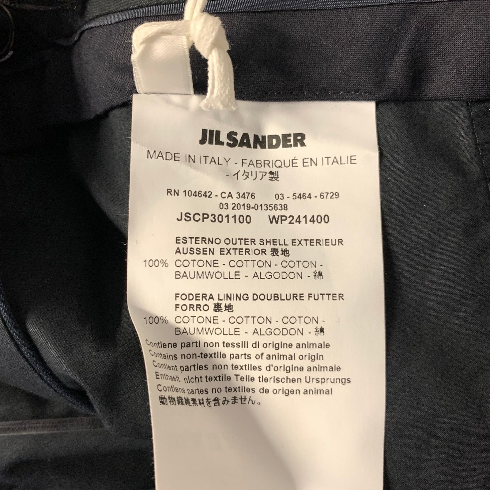 Jil Sander JIL SANDER Size 14 Navy Cotton Cropped Pants Size US 28 / EU 44 - 6 Thumbnail