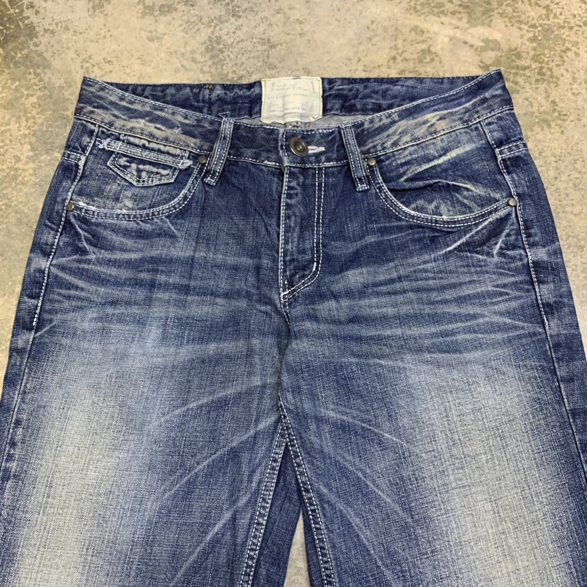 If Six Was Nine Lolita Jean by Concept Club Clawmark Distressed Denim Size US 34 / EU 50 - 4 Thumbnail