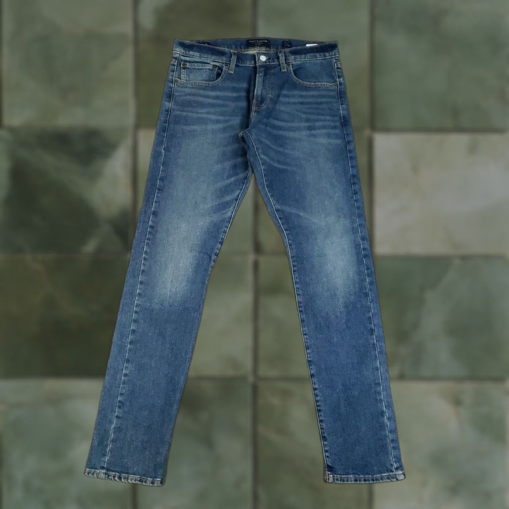 Lucky Brand VINTAGE Lucky Brand Jeans Mens 31x32 Slim Fit Blue Denim Casual Stretch 90s Mens Size US 31 - 1 Thumbnail