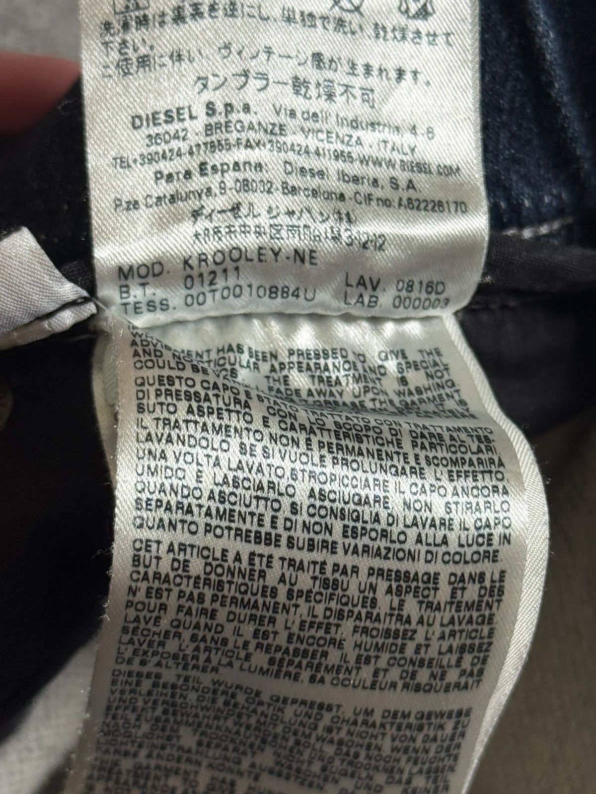 Diesel Diesel 32 krooley-ne Distressed denim jeans pants trousers Size US 32 / EU 48 - 12 Thumbnail