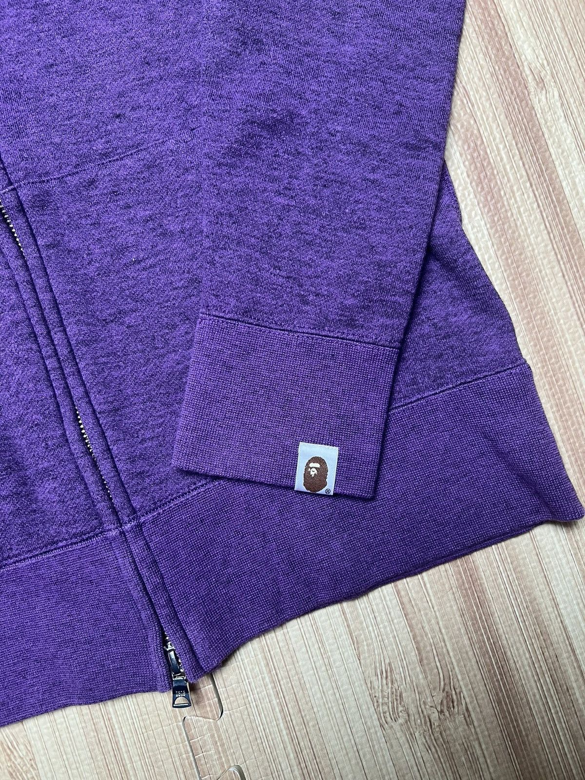 Bape 2010 Bape logo zip up purple Size US S / EU 44-46 / 1 - 3 Thumbnail