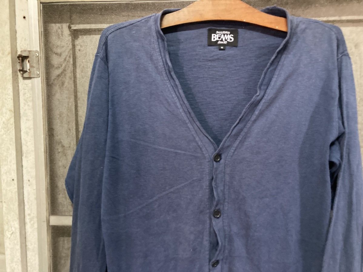 Beams Japan × Japanese Brand × Vintage Vintage Beams Crazy Cardigan Size US M / EU 48-50 / 2 - 2 Thumbnail