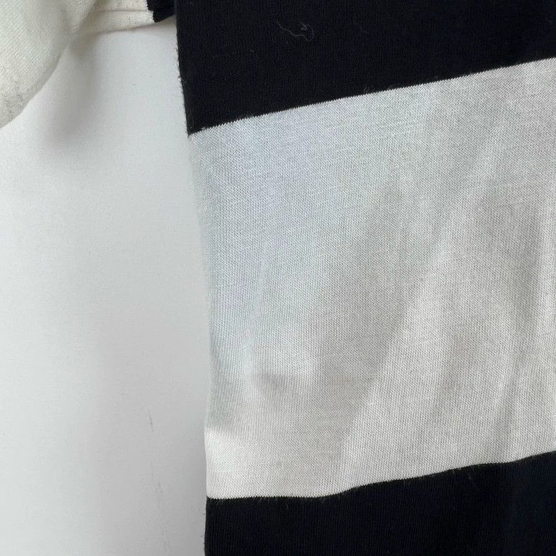 Gucci Gucci Black and white striped round-neck T-shirt with embr Size US S / EU 44-46 / 1 - 8 Thumbnail