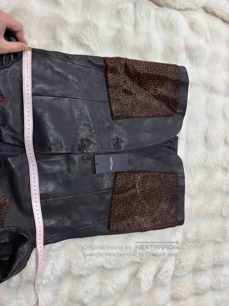 Saint Laurent Paris Saint Laurent Paris Original Leopard Print Men's Leather J Size US S / EU 44-46 / 1 - 8 Thumbnail