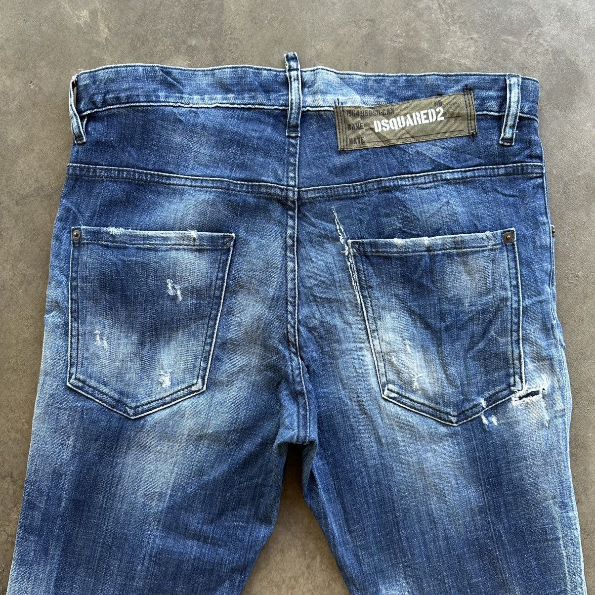 Dsquared2 Vintage Dsquared2 Faded Slim Denim Jean Pant W34 Size US 34 / EU 50 - 10 Thumbnail