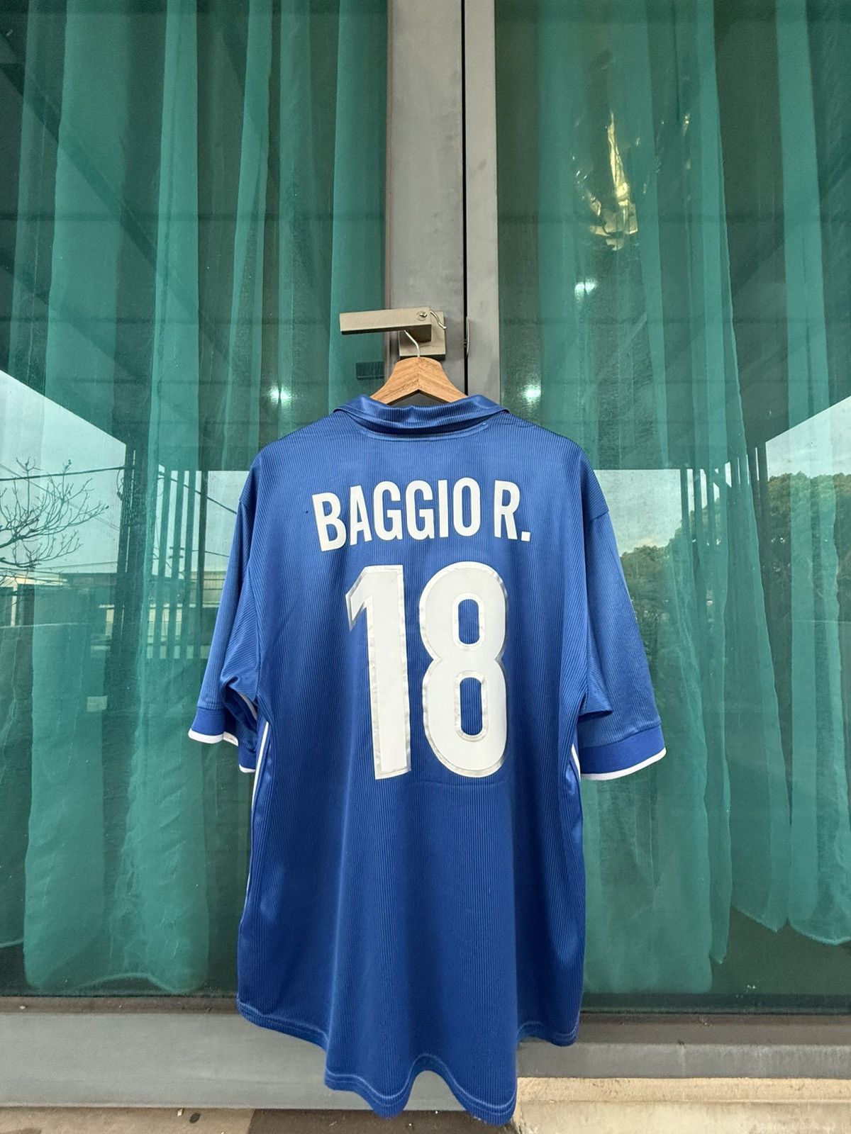 Nike × Vintage Nike Italy 1998 Roberto Baggio 18 Size US XL / EU 56 / 4 - 2 Thumbnail
