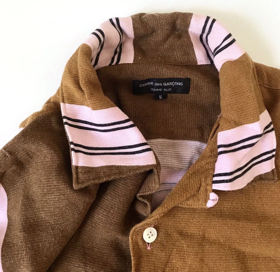 Comme des Garcons Cdg homme plus AD2004 abstract plaid camp shirt Size US S / EU 44-46 / 1 - 2 Thumbnail