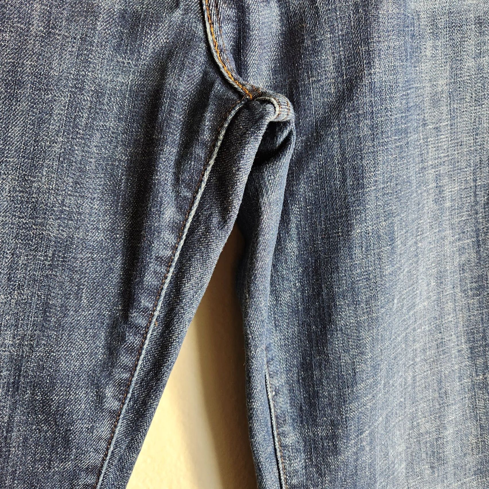 Levi's Levi's Jeans Womens Dark Wash Mid Rise Bootcut 14 Regular 5-Pocket Denim Stretch Pockets Zip Fly Blue Cowboy Western Jeans Mens? Size 36" / US 14 / IT 50 - 4 Thumbnail