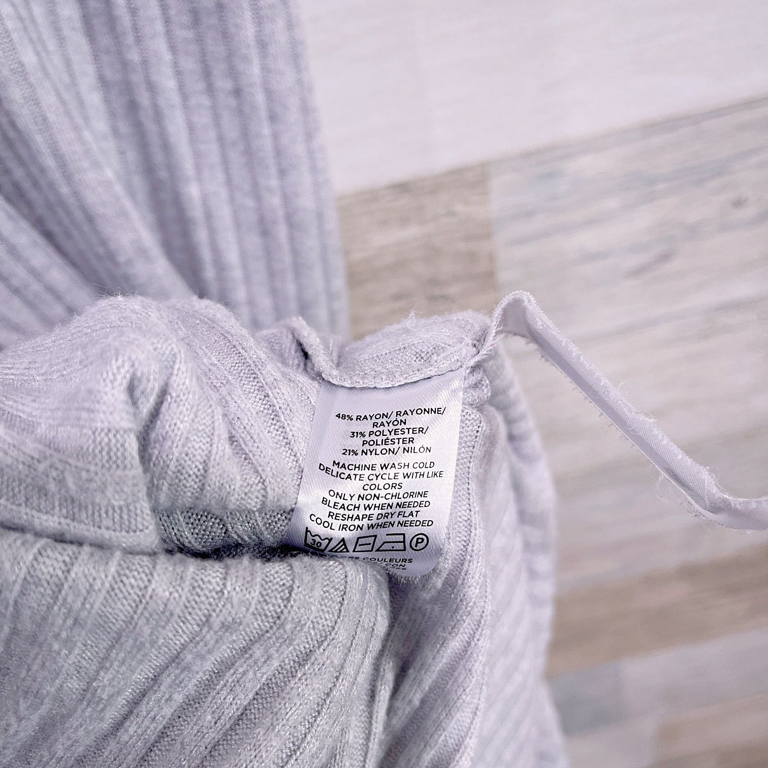 Loft LOFT Ribbed Henley Column Dress Gray Womens XS Size XS / US 0-2 / IT 36-38 - 6 Thumbnail